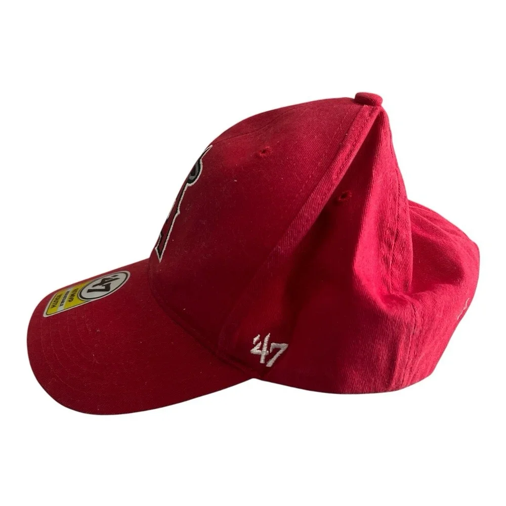 Los Angeles Angels '47 MVP Youth Adjustable Red Baseball Cap Hat NWT